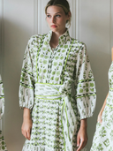 SUE SARTOR Flounce | Chartreuse/Sage Provence
