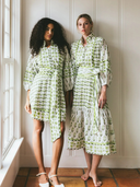 SUE SARTOR Flounce | Chartreuse/Sage Provence