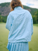 Juno Jacket in Blue Polka Dot
