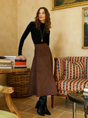Justine Skirt in Cocoa