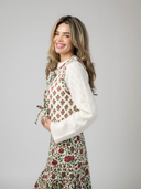 The Quilted Vest + Skirt Set in Jaipur Holiday