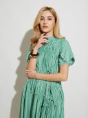 Neva Striped Midi Dress