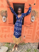Ajoke Dress in Blue