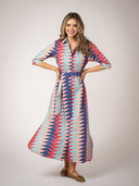 The Eloise Dress | Atlantic Bagru Triangle