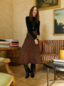 Justine Skirt in Cocoa