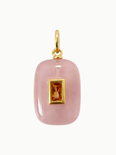 Pink Quartz Charm