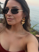 Maxine Hammered Statement Earring