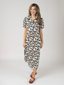 The Kris Dress in Black Wiley Floral