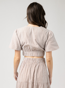 The Abby Top | Brown Stripe