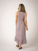 The Margot Dress | Red Scallop