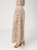 The Trellis Skirt | Brown Mughal Block