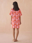 Rumi Dress in Millie Cayenne