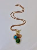 Ocean Necklace in Green Dyed Howlite