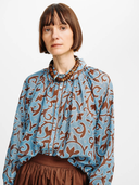 The Alice Top in Autumn Vine Blue