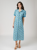 The Kris Dress | Blue Flower Chain