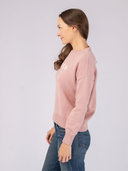 Sister Sweater in Ballet Pink