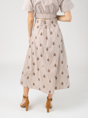 The Abby Top + Markey Skirt | Brown Stripe