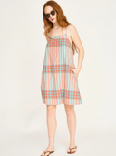 Ilio Short Dress in Campfire Plaid