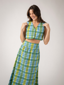 The Trellis Skirt | Mystic Plaid