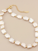 Flat Square Pearl Choker