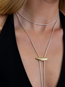 Two Tone Bolo Necklace