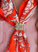 Amy Brass Bandana Ring