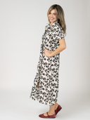 The Kris Dress in Black Wiley Floral
