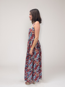 Scoop Neck Dress in Flower Heads