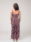 Scoop Neck Dress in Flower Heads