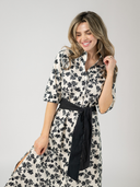 The Eloise Dress in Black Wiley Floral