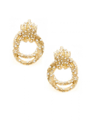 Only Royalty 18k Gold Plated Crystal Earrings