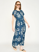 Vienna Maxi Dress in Navy Fig