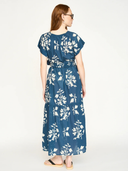 Vienna Maxi Dress in Navy Fig