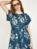 Vienna Maxi Dress in Navy Fig