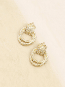 Only Royalty 18k Gold Plated Crystal Earrings