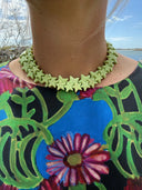 Large Star Necklace in Green