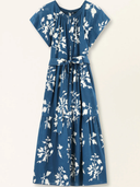 Vienna Maxi Dress in Navy Fig
