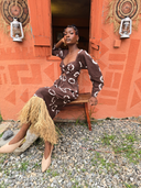 Ajoke Dress in Brown