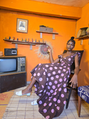 Ibukun Dress in Pink Polka Dot