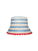 Striped Scallop Hat