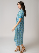 The Kris Dress | Blue Flower Chain
