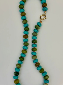 Chunky Stripes in Nephrite Jade Turquoise