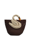 Midnight Swan Handbag