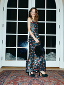 Sabrina Gown in Noir Floral