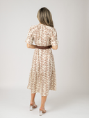 The Jane Midi Dress | Brown Vine