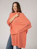 Cotton Cashmere Wrap | Island Red