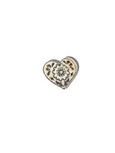 Hand-Painted Mini Paisley Heart Claw Hair Clip