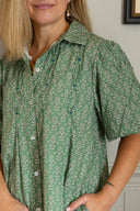 Lizzie Dress in Turf Green