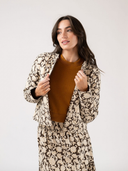 The Pari Quilted Jacket in Cocoa