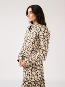 The Pari Quilted Jacket in Cocoa